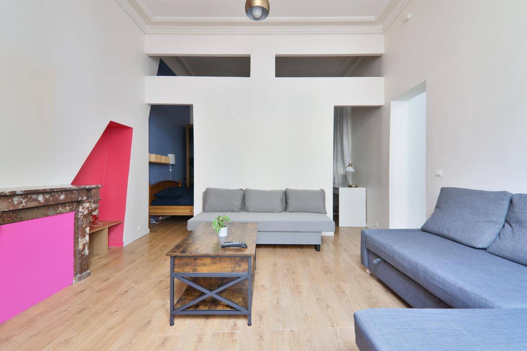 Appartement Quartier Place Des Vosges Paris Bagian luar foto